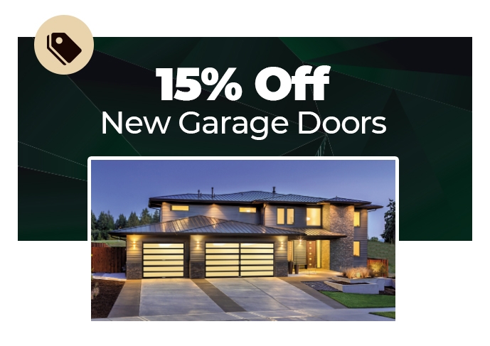 15% off Garage Doors