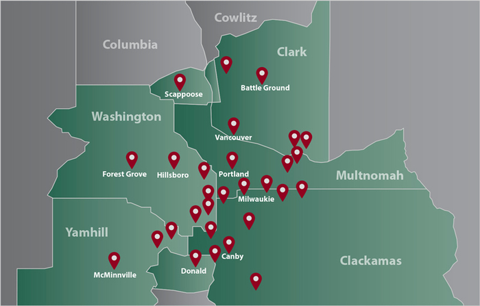 Service Area Map